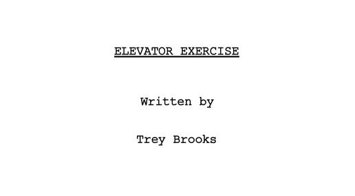 Elevator Exercise (5 Page Writing Sample): An exercise that I completed and workshopped in The Narrative Department&#39;s Game Writing Masterclass I. It features three video game characters from wildly different universes meeting in an elevator.