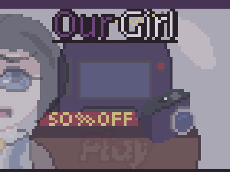 Point-And-Click Game: "Our Girl" (2024) - A point-and-click horror game that I illustrated, wrote, and programmed. The story centers around a photographer who must escape a mall that is haunted by a camera-faced monstrosity.